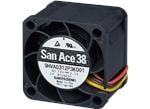 Sanyo Denki San Ace 38 9HVA High Static Pressure DC Fans
