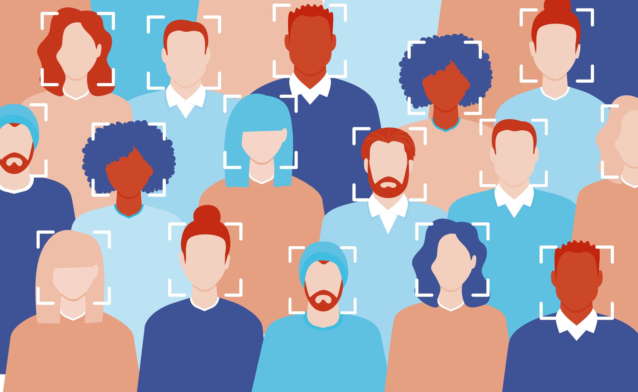 AI measuring the number of people in a crowd