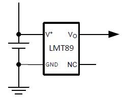 Blockdiagramm - Texas Instruments LMT8x Temperatursensoren