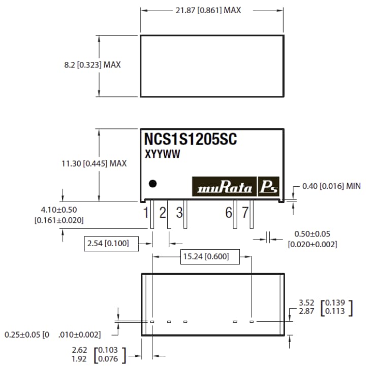 Murata Power Solutions Murata Power Solutions NCS1-Serie DC-DC-Wandler