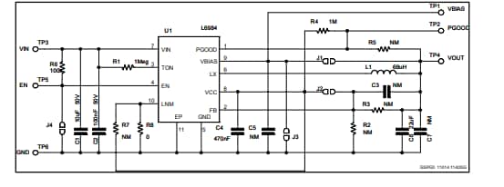 Schaltplan - STMicroelectronics STMicroelectronics STEVAL-ISA159V1 Testplatine