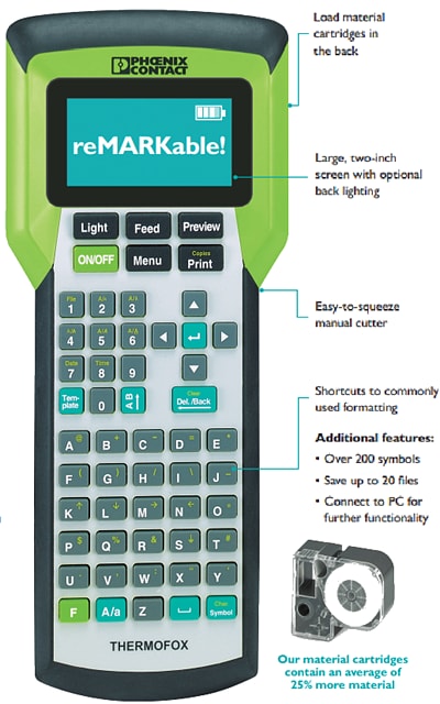 Phoenix Contact THERMOFOX Handgerät-Drucker