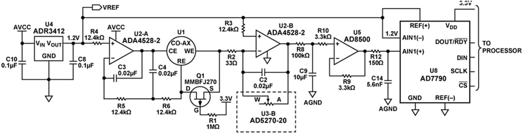 Schaltplan - Analog Devices Inc. EVAL-CN0357-ARDZ Evaluierungsboard