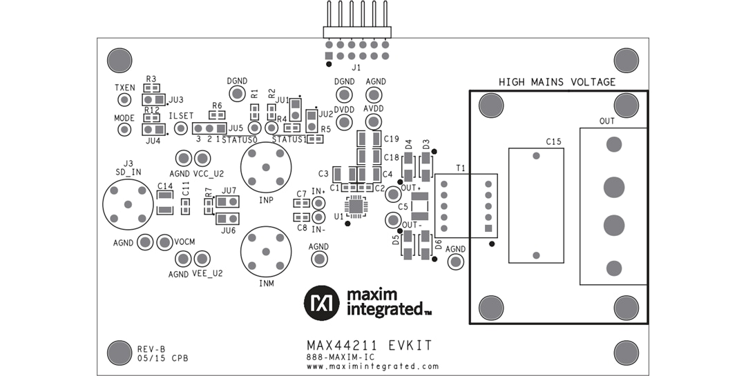 Analog Devices / Maxim Integrated MAX44211EVKIT Evaluierungskit