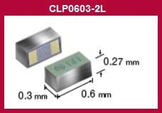 Vishay Semiconductors BiSy CLP (Chip Level Package) ESD-Schutzdioden