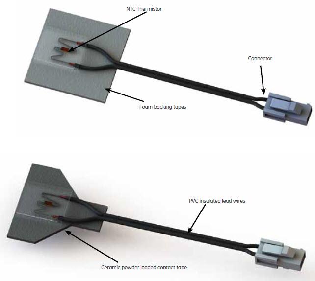 Amphenol Advanced Sensors JS-Baureihe Selbsthaftende Oberflächentemperatur-Sensoren