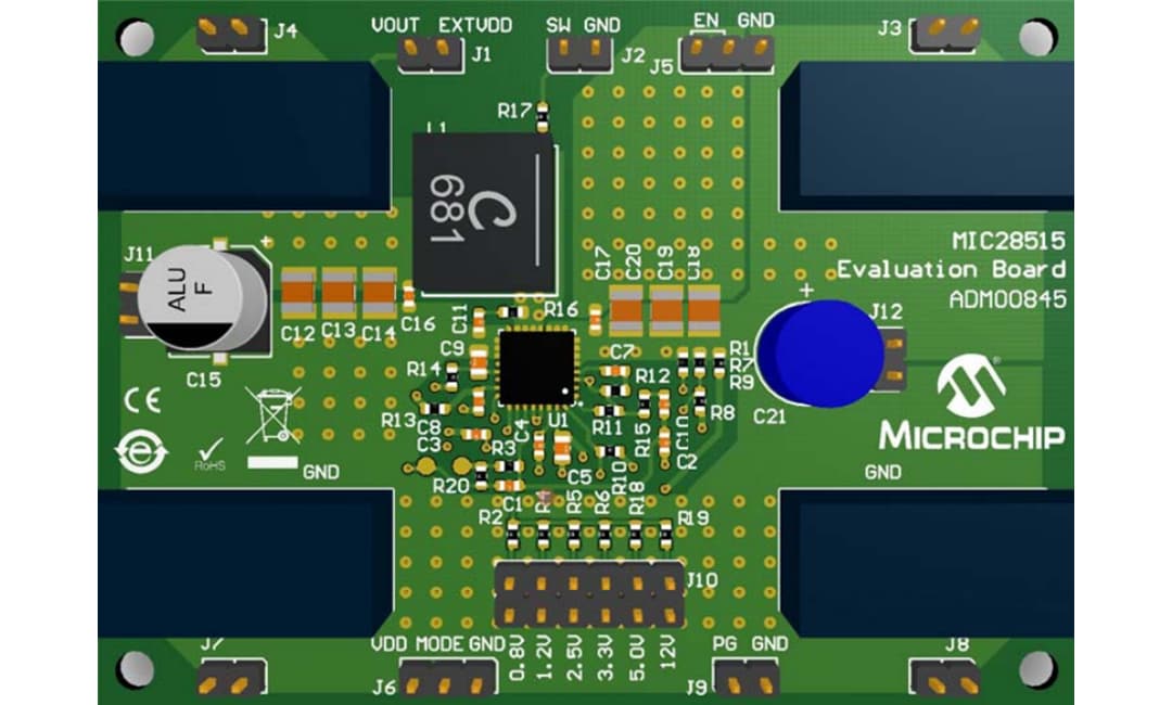 Microchip Technology ADM00845 MIC28515 Abwärts-Evaluierungsboard