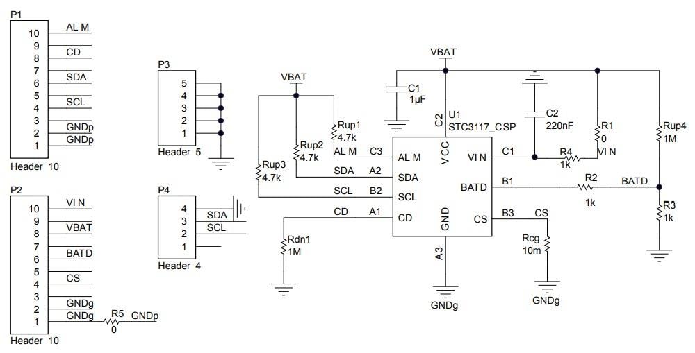 STMicroelectronics STEVAL-ISB017V1 STC3117 Evaluierungsboard