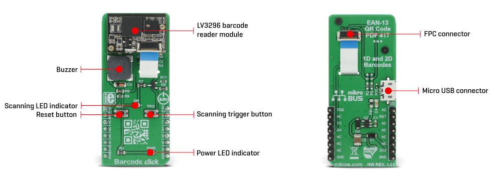 Mikroe MIKROE-2913 Barcode Click