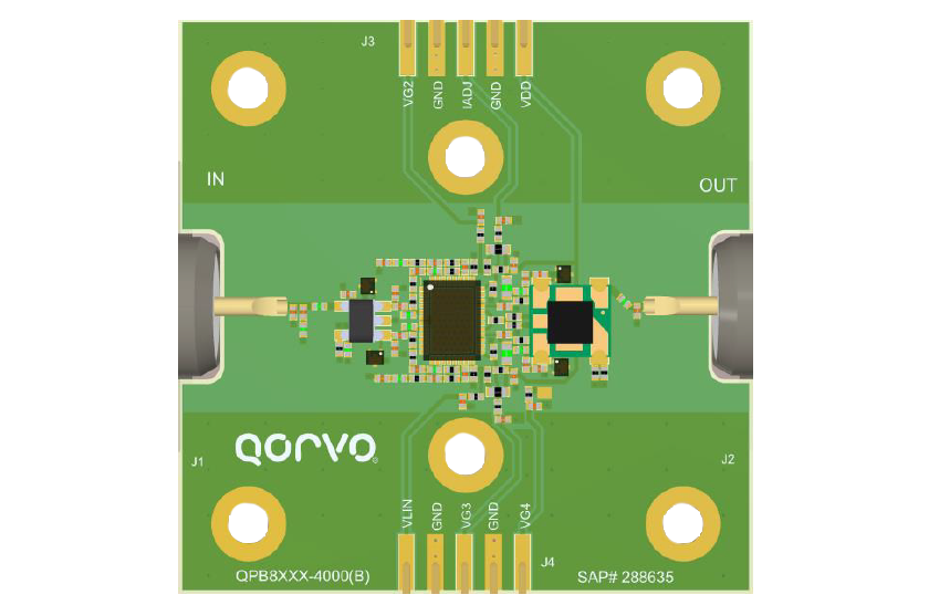 Schaltungsanordnung - Qorvo QPB8857EVB Evaluierungsboard
