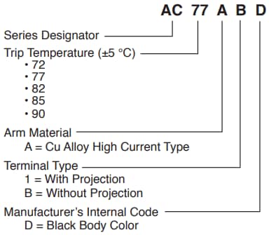 TI Referenzdesigns - Bourns AC-Mini-Wärmeabschalter (TCO, Thermal Cutoff)