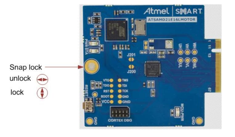 Microchip Technology ATSAMD21E16L Mikrocontroller-Karte