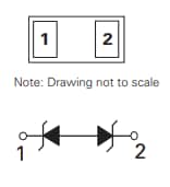 Blockdiagramm - Littelfuse SP1312 TVS-Diodenarrays