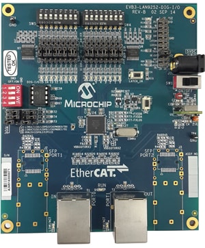 Microchip Technology LAN9252 Slave-Controller-Evaluierungsboards