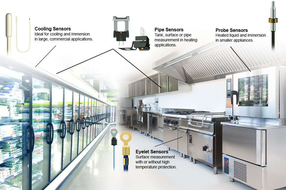 Technische Zeichnung - EPCOS / TDK Temperatursensorsysteme