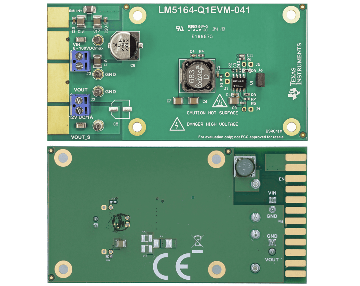 Texas Instruments LM5164-Q1EVM-041 Wandler-Evaluierungsmodul