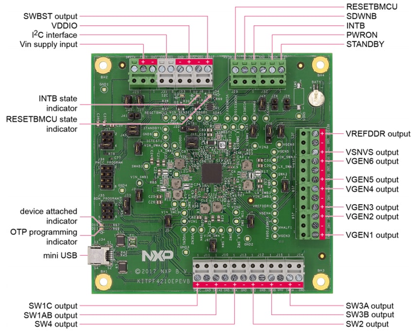 NXP Semiconductors KITPF4210EPEVB Evaluationsboard