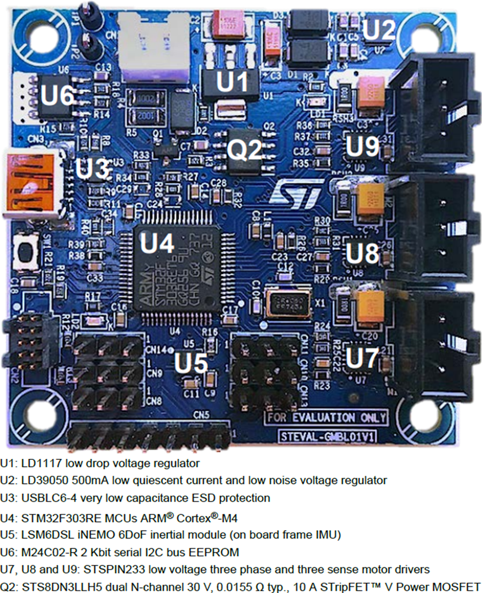 STMicroelectronics STEVAL-GMBL02V1 Referenzdesign-Kit