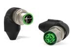 TE Connectivity X-kodierte rechtwinklige M12-Steckverbinder