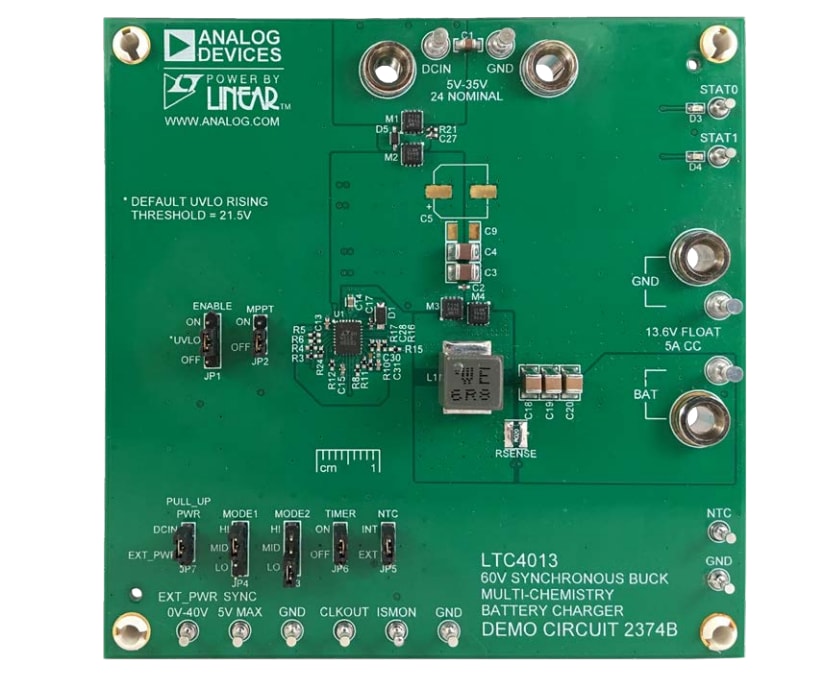 Tabelle - Analog Devices Inc. DC2374B Demonstrationsboard für das LTC4013 Ladegerät