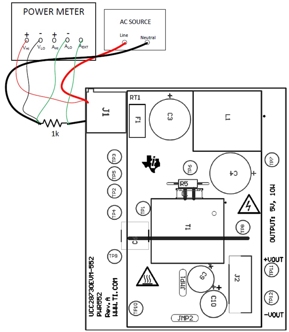 Tabelle - Texas Instruments UCC28730EVM-552 Evaluierungsmodul
