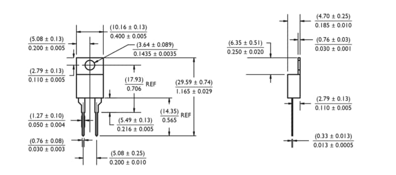 AIRPAX / Sensata 6700 TO-220 Subminiature Thermostat