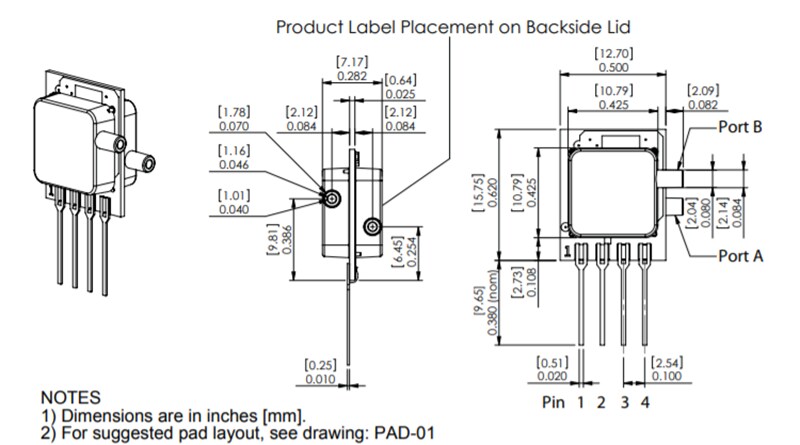 Amphenol All Sensors MAMP-Drucksensoren