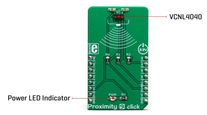 Mikroe MIKROE-3465 Proximity 9 Click
