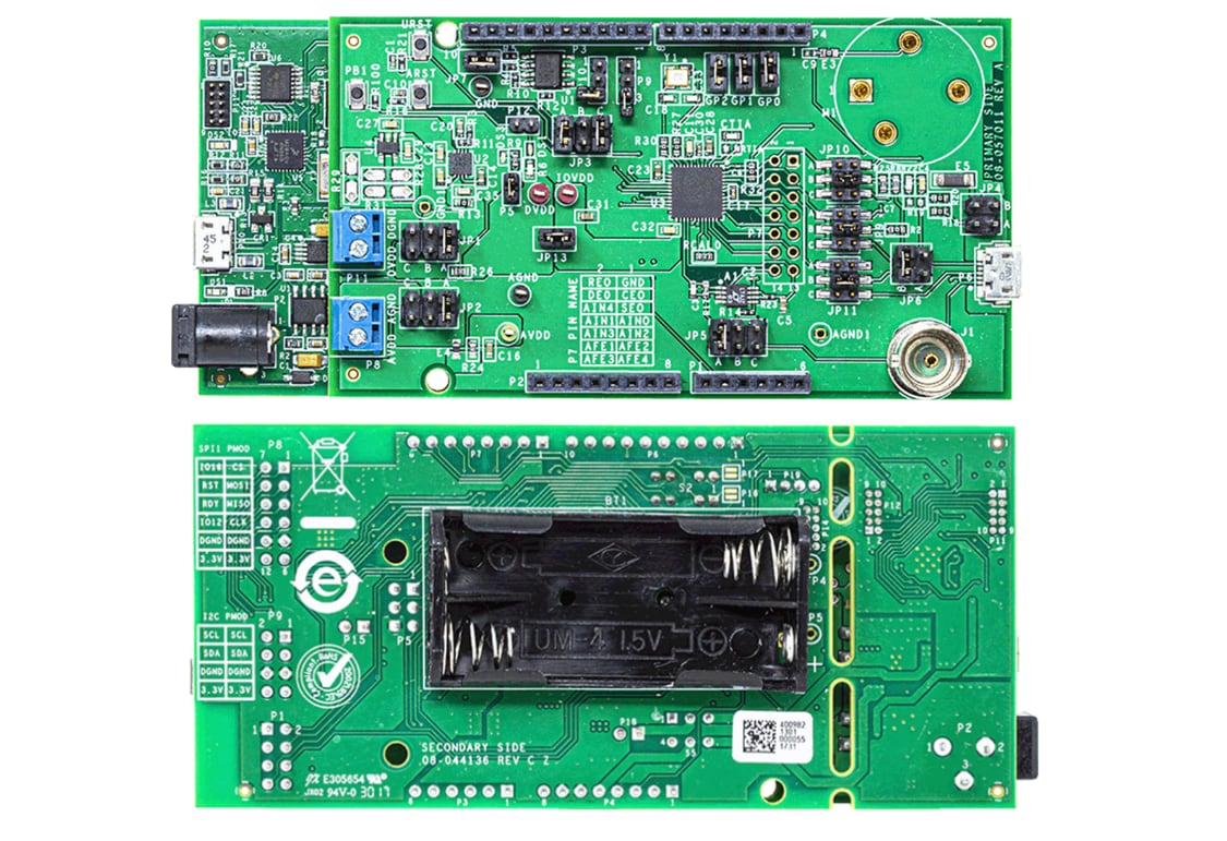 Schaltungsanordnung - Analog Devices Inc. EVAL-AD5941 Elektrochemisches Evaluierungsboard