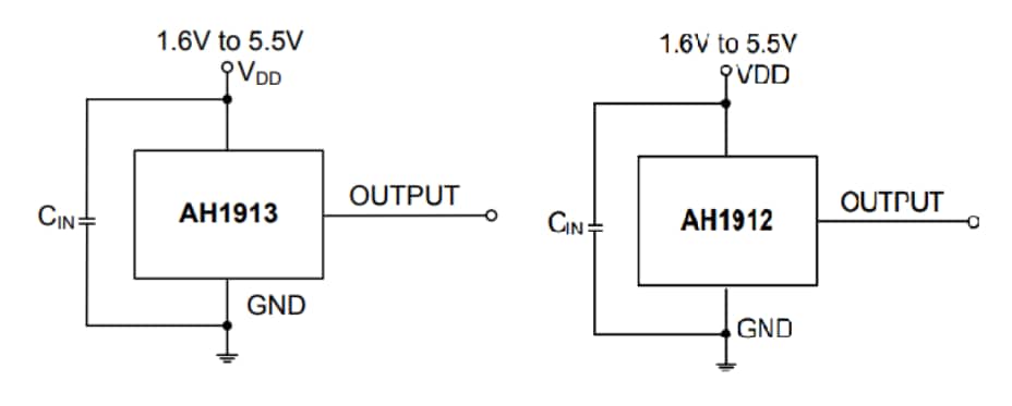Diodes Incorporated AH191x Omnipolare Hall-Effekt-Digitalschalter