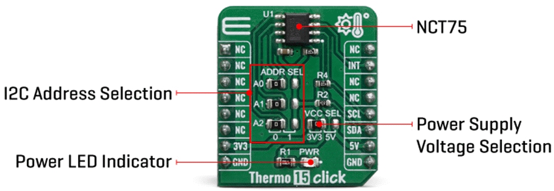 Mikroe MIKROE-3658 Thermo 15 Click