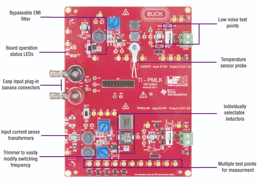 Würth Elektronik TI-PMLK Abwärts-Development Kit