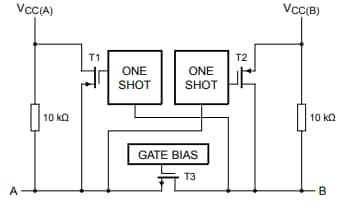Nexperia NXS0104 Umsetzungs-Transceiver mit Dual-Versorgung