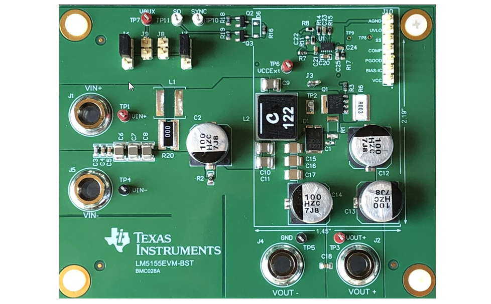 Schaltungsanordnung - Texas Instruments LM5155EVM-BST Evaluierungsmodul