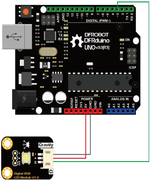 DFRobot DFR0605 Gravity Digital-RGB-LED-Modul