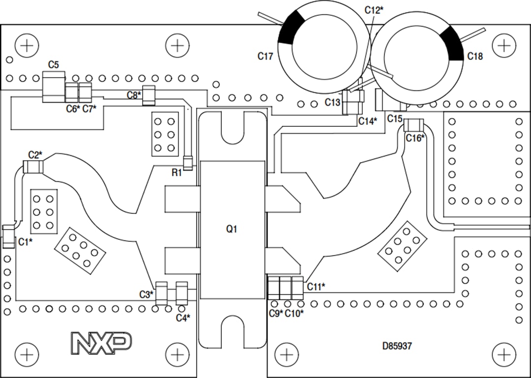 Technische Zeichnung - NXP Semiconductors AFV10700H Referenzschaltung