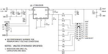 Schaltplan - Analog Devices Inc. LT306x Demonstrationsboards