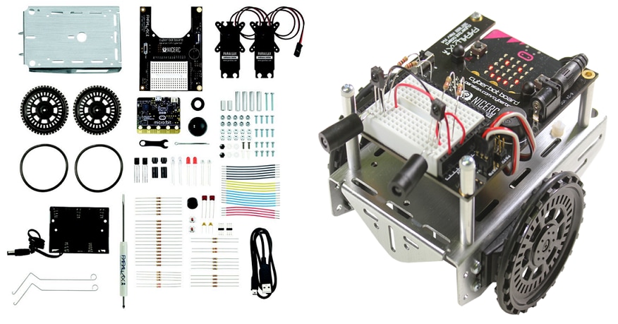 Parallax Cyber:bot Roboter-Kit mit micro:bit