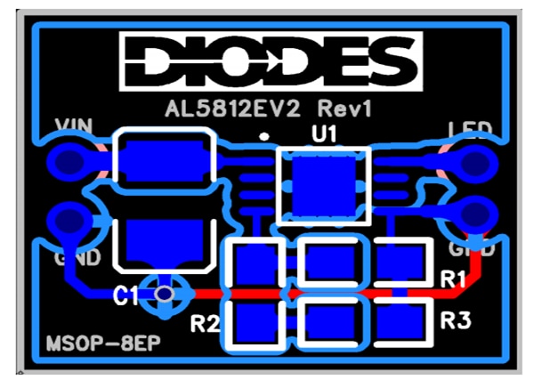 Diodes Incorporated AL5812EV2 Evaluierungsboard