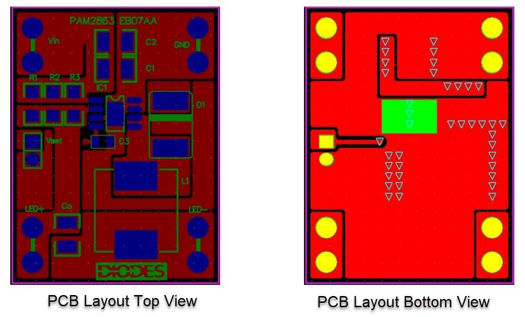 Diodes Incorporated PAM2863EV1 Evaluierungsboard