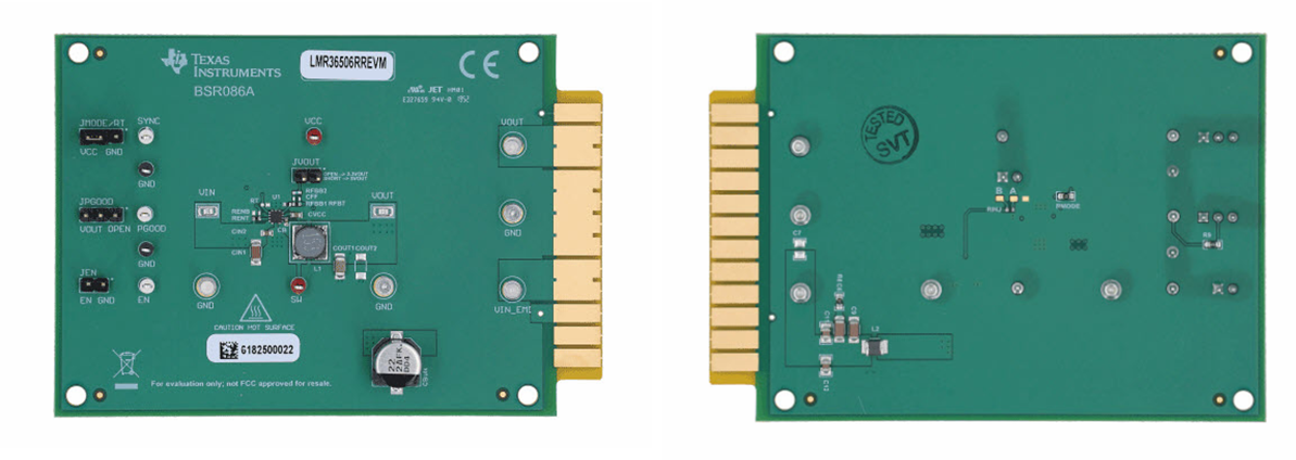 Texas Instruments LMR36506RREVM Evaluierungsmodul