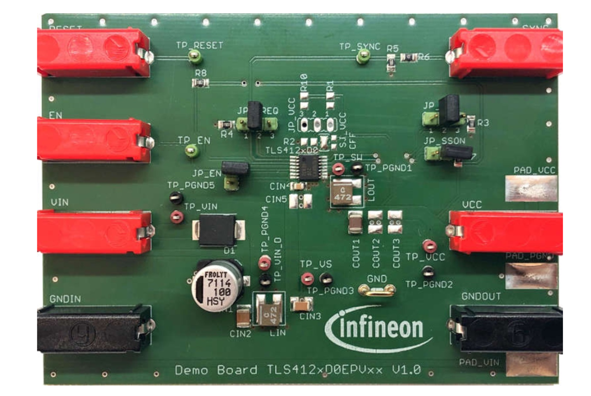 Schaltungsanordnung - Infineon Technologies TLS412533VBOARDTOBO1 3,3-V-Board