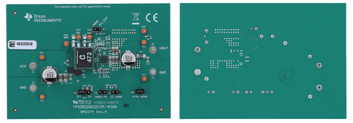 Texas Instruments TPS552882EVM-400KHZ Evaluierungsmodul
