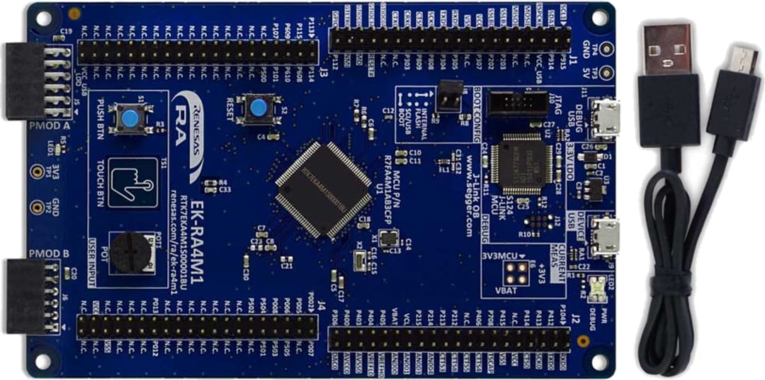 Renesas Electronics EK-RA4M1 Evaluierungskit für die RA4M1 MCU-Gruppe