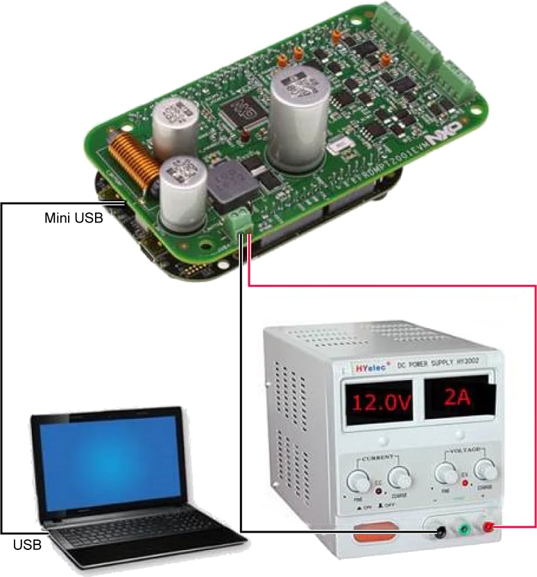 Applikations-Schaltungsdiagramm - NXP Semiconductors FRDMPT2001EVM Evaluierungsmodul