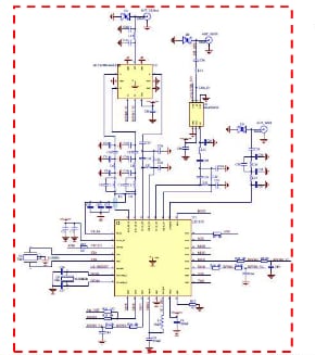 Schaltplan - Semtech LR1110DVK1TxKS Evaluierungskits