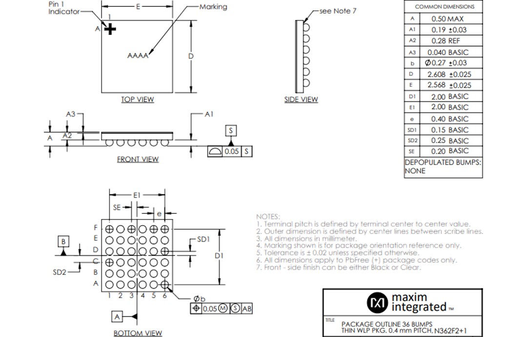 Schaltungsanordnung - Analog Devices Inc. MAX98050 Audio-CODEC