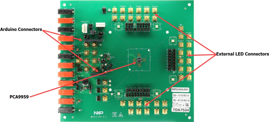 NXP Semiconductors OMPCA9959LEDEV Evaluierungsboard