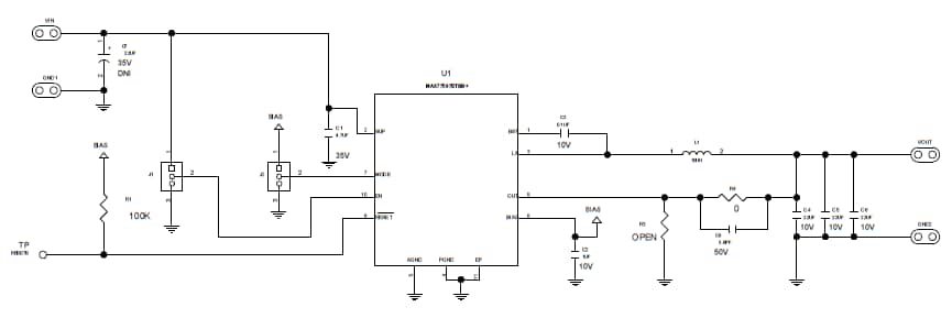Schaltplan - Analog Devices Inc. MAX77597 Evaluierungskit