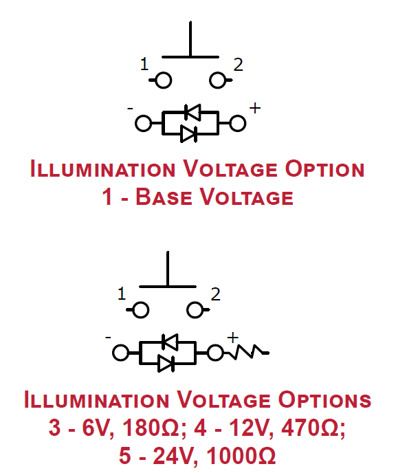 Schematic - E-Switch SV7 22mm Short Body Anti-Vandal Switches